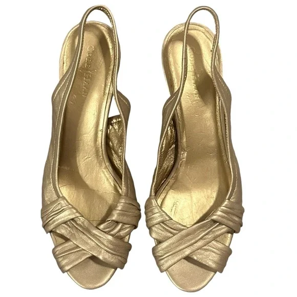 Cole Haan Gold Heels - Picture 3 of 15